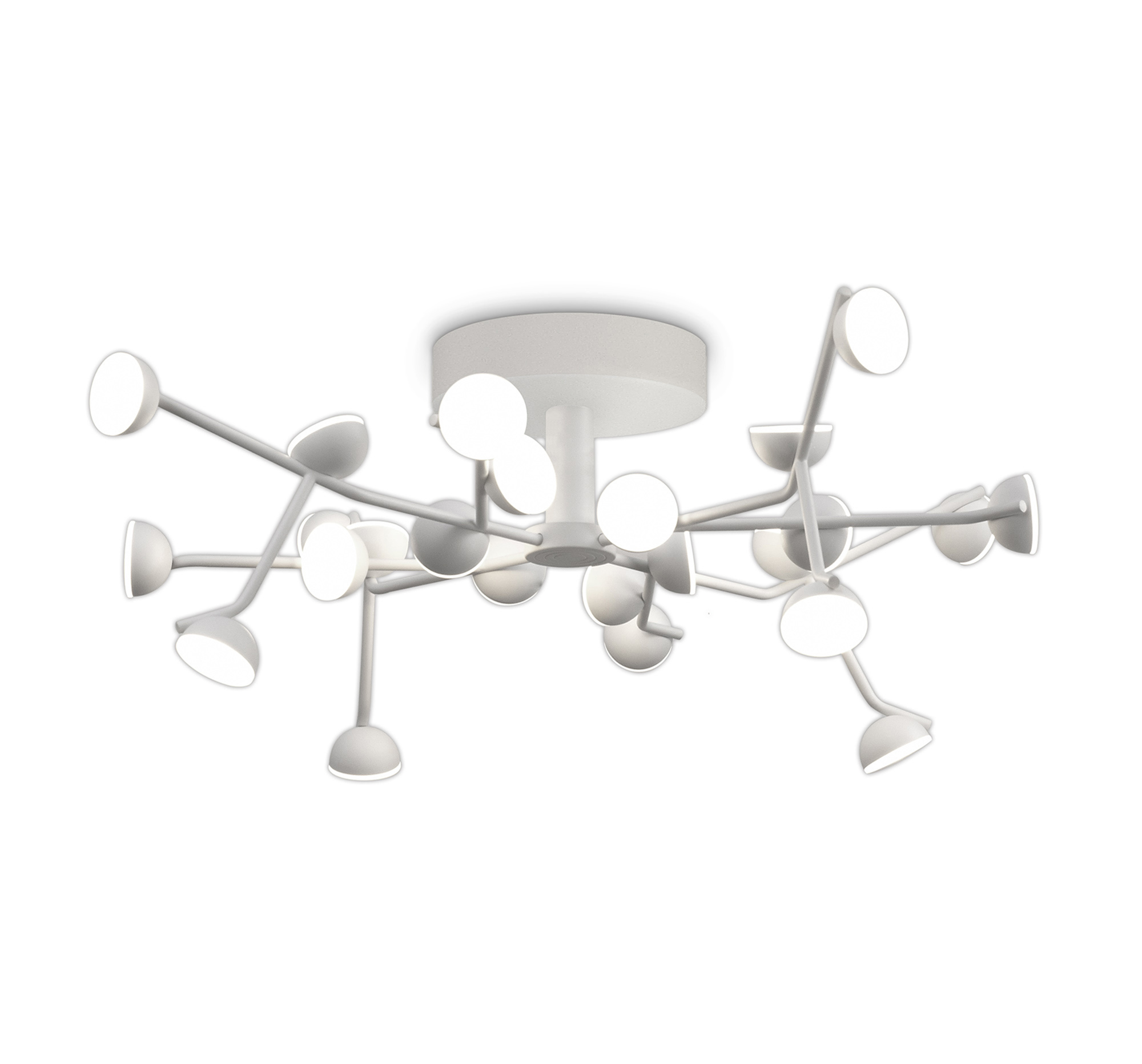 Adn White Ceiling Lights Mantra Semi Flush Fittings